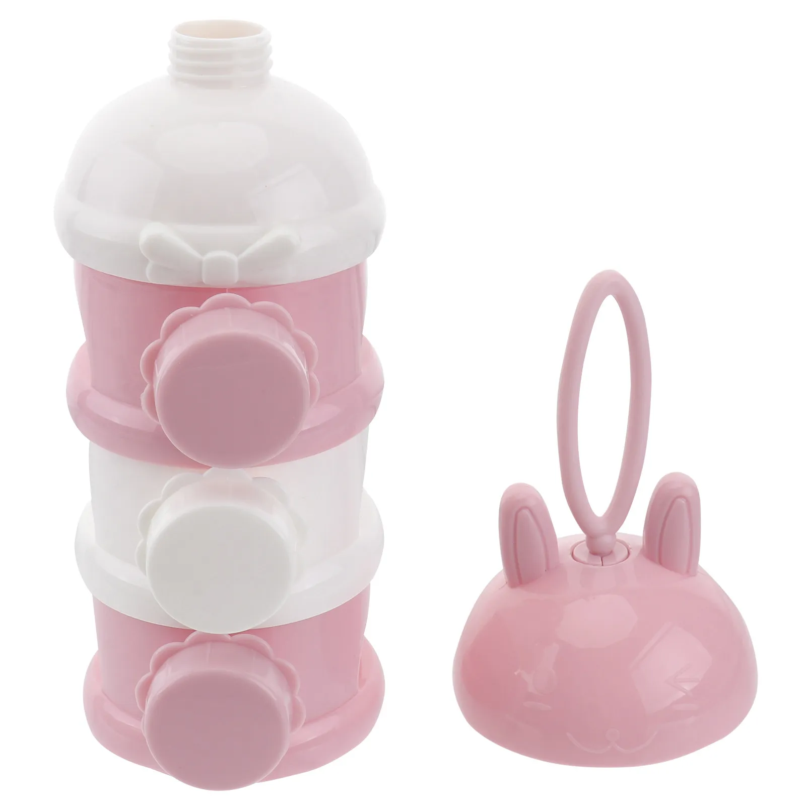 

3 Layer Milk Powder Case Baby Formula Storage Box Time Saving No Measure Needed for Daily Feeding Routine