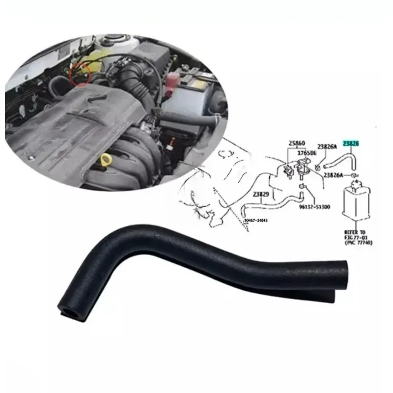 

Оригинальный электромагнитный клапан канистры 1,8 из углерода, выхлопной вакуумный шланг, топливная паровая труба подачи масла для Toyota Corolla EX, Китай, новинка