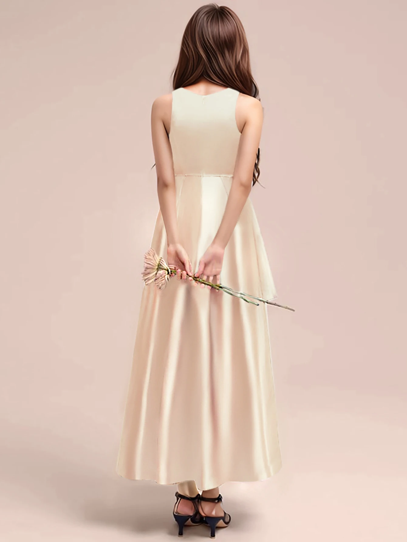 Suitable For Birthday Party Performances Wedding Parties And Evening Parties High-Quality And Elegant  Long Dresses For Teenager image 4