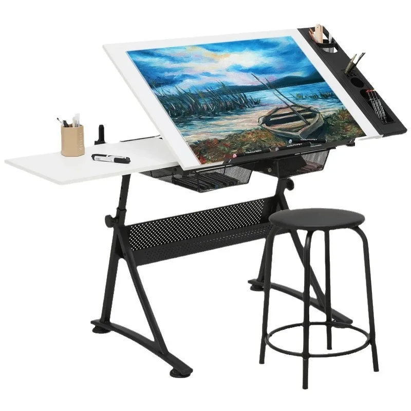 Lifting painting desk book art computer desk easel workbench