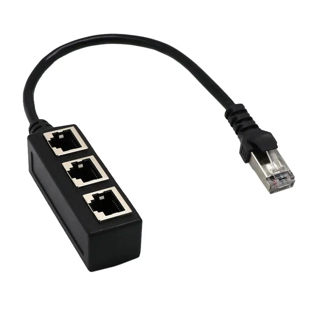 Ports Ethernet LAN, répartiteur de câble réseau, adaptateur d'extension