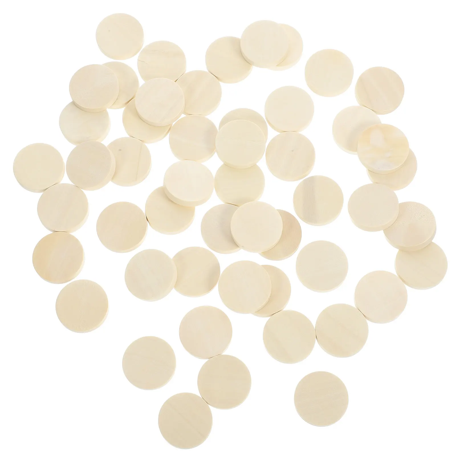 

50 шт. миниатюрных круглых деревянных подставок для демонстрации, материал для DIY, устойчивая и надежная подставка, товары для рукоделия, маленький размер, полированная поверхность