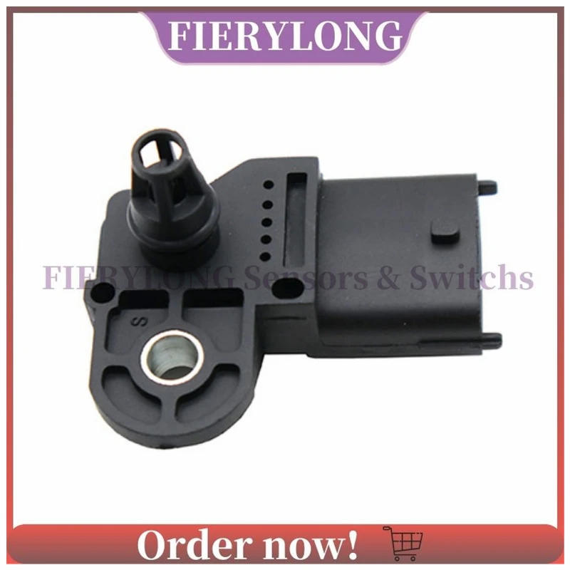 0281002437 Intake Manifold Pressure Sensor For Alfa Romeo Fiat Croma Doblo Multipla Punto Stilo Strada Opel Astra 0281006076