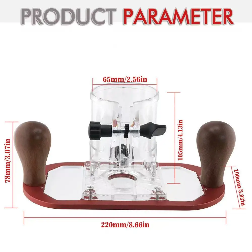 2025 Wood Router Base for Edge Guide - Woodworking Trimming Machine Milling Groove Flip Engraving Trimming Opening Milling Base