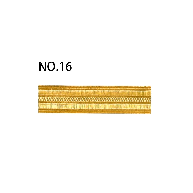 High Quality Golden Braid for Pilot Captain Uniform Sleeve Epaulet  Ribbon