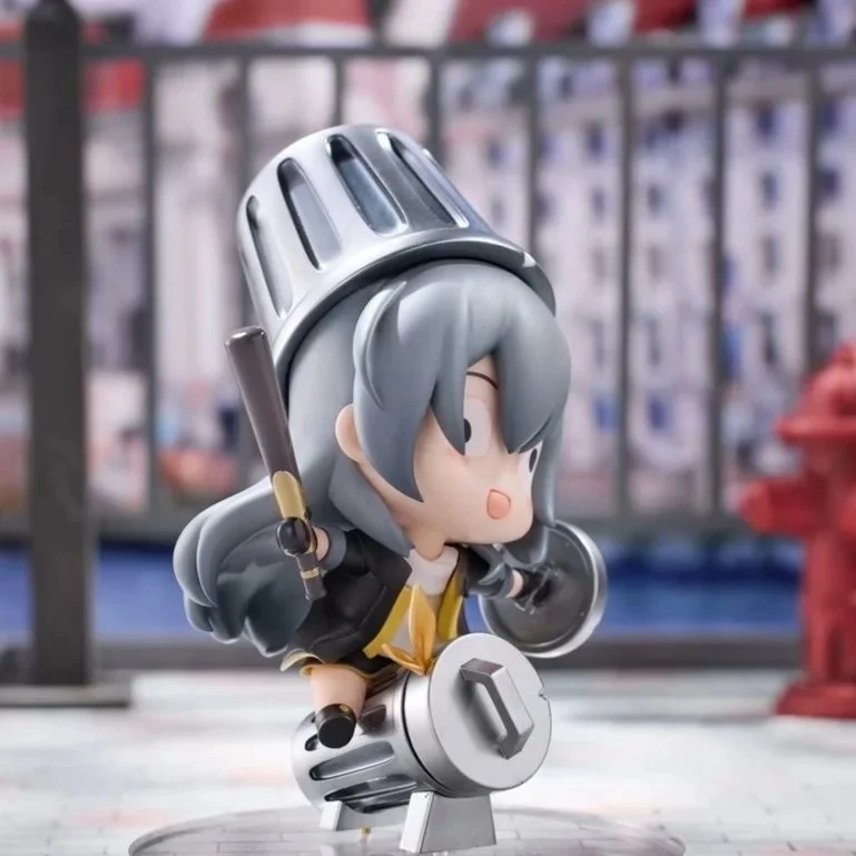 

Honkai Star Rail Trailblazer Stelle Q Version Figure Trash Can Knight Game Model Desktop Car Decor Kids Birthday Toy Gift