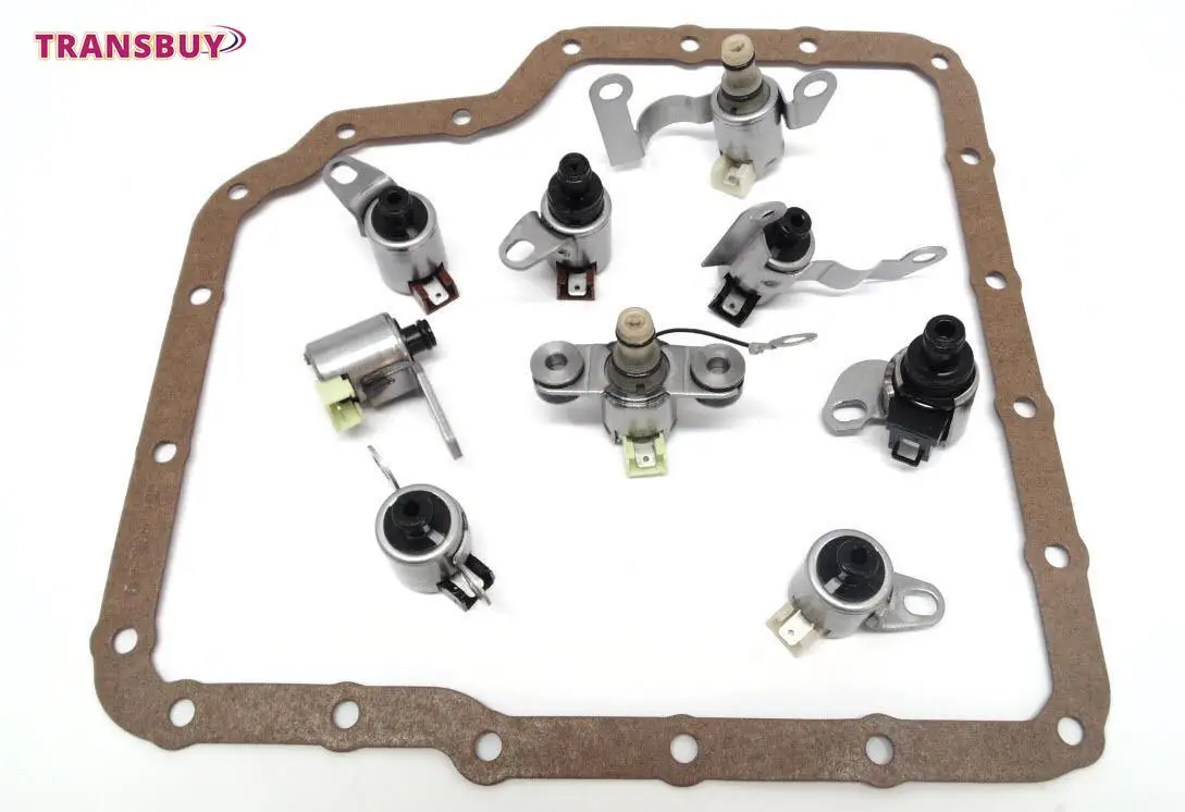 Transmission Shift Solenoids With Gasket JF506E 09A Suit For Volkswagen Tiptronic Ford Mazda Land Rover