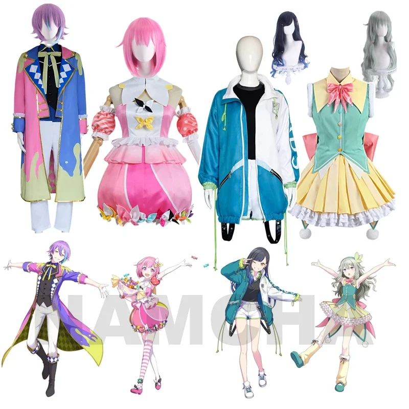 Game Project Sekai Colorful Stage Cosplay Feat Kamishiro Rui Wonderland Showtime Kusanagi Ootori Emu Shiraishi Halloween Costume