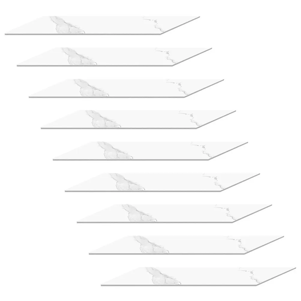 9Pcs Premium Eva Foam Stickers for Wall Tile DIY Home Decor Stylish Patterned 3D Foam Stickers for Kitchen Bathroom Bedroom