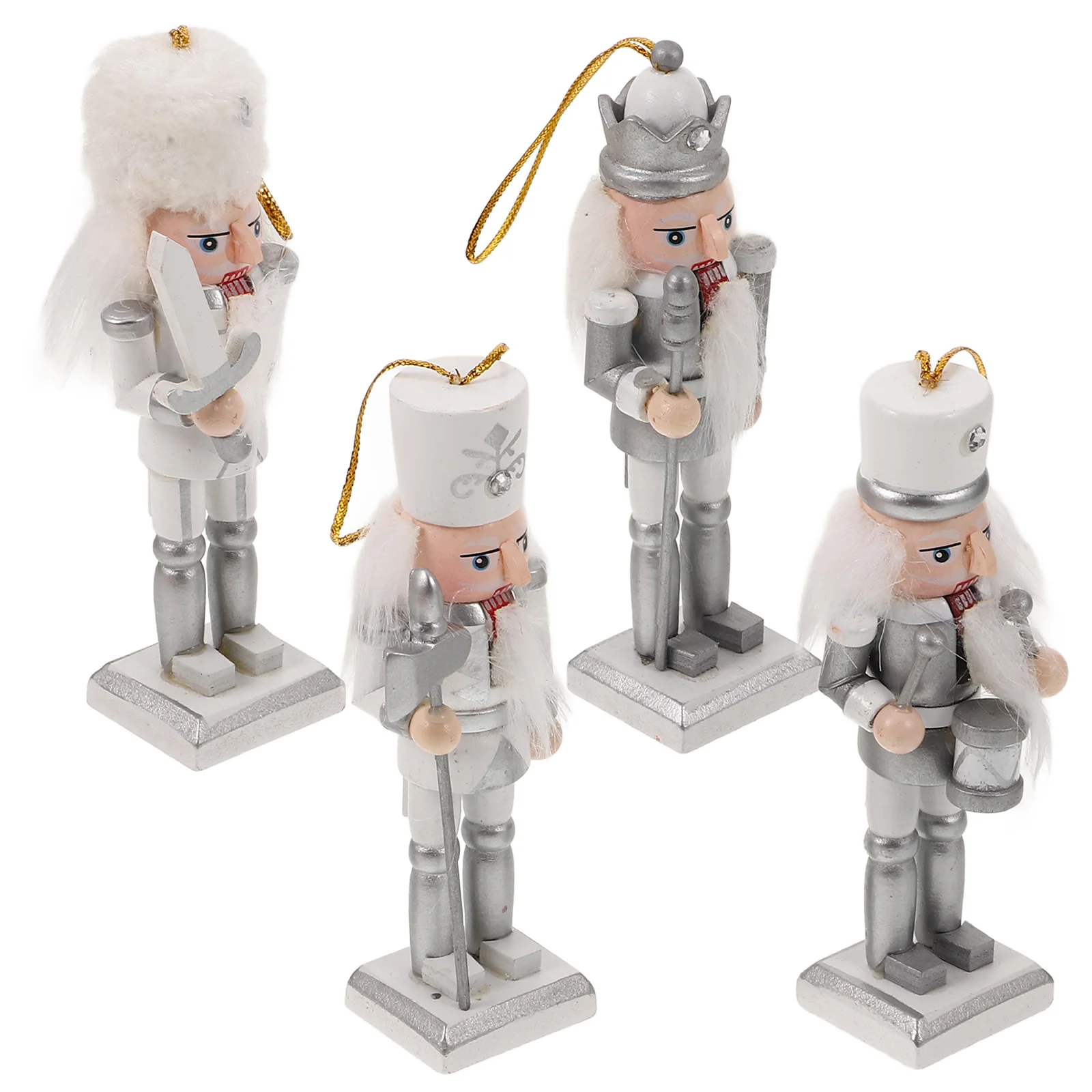 

5 Inch Nutcracker Ornament Holiday Resin Figures Christmas Nutcrackers King Statue