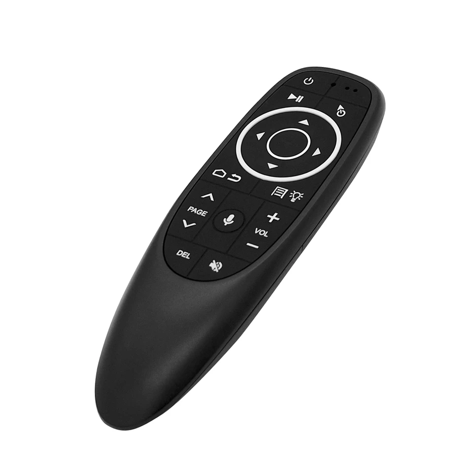 Control remoto de aire G10S Pro con voz, giroscopio inalámbrico mini 2.4GHz y aprendizaje IR para Android TV Box HK1 H96 Max X96 Mini 4