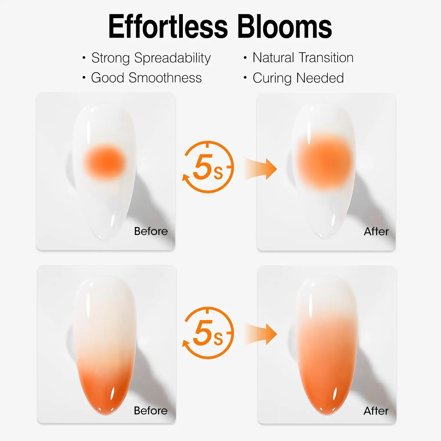 Gellen florescendo gel unha polonês capa superior base gel 15ml pedra de mármore transparente aquarela floral doce uv cura diy suprimentos para unhas