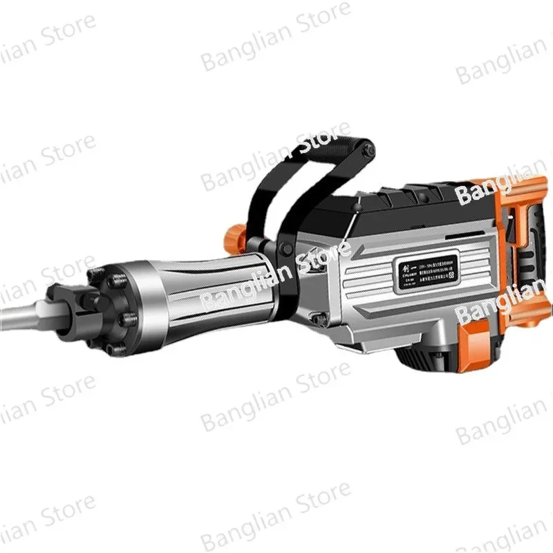 Demolition Jack Hammer, MAX 2200W Electric Jackhammer Heavy Duty, 1350 BPM Concrete Breaker 6pcs Chisels Bit Chipping