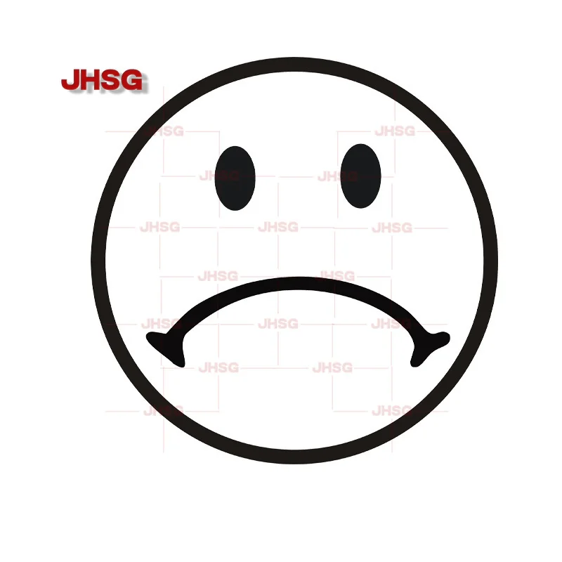 

Sad Face Emoticon Car Laptop Bumper Window Vinyl Decal Stickers