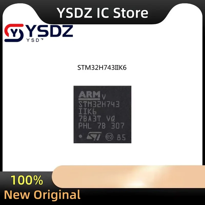 1PCS Original STM32H743IIK6 32-Bit Microcontroller Chip BGA-176 New And Authentic Electronic Component