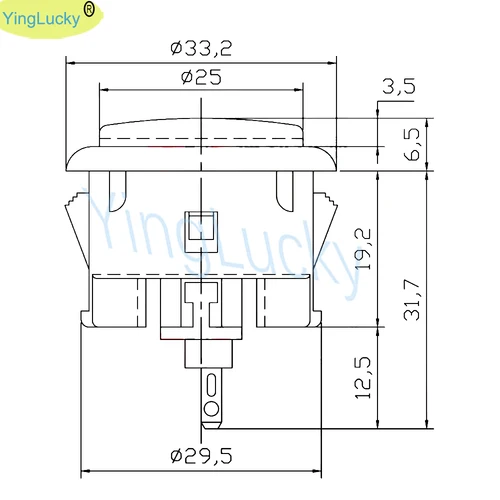 Imagen 2 del producto Hitbox-kit de botones Sanwa originales, codificador usb arcade Zero Delay, compatible con PC hitbox, ps3, raspberry pi
