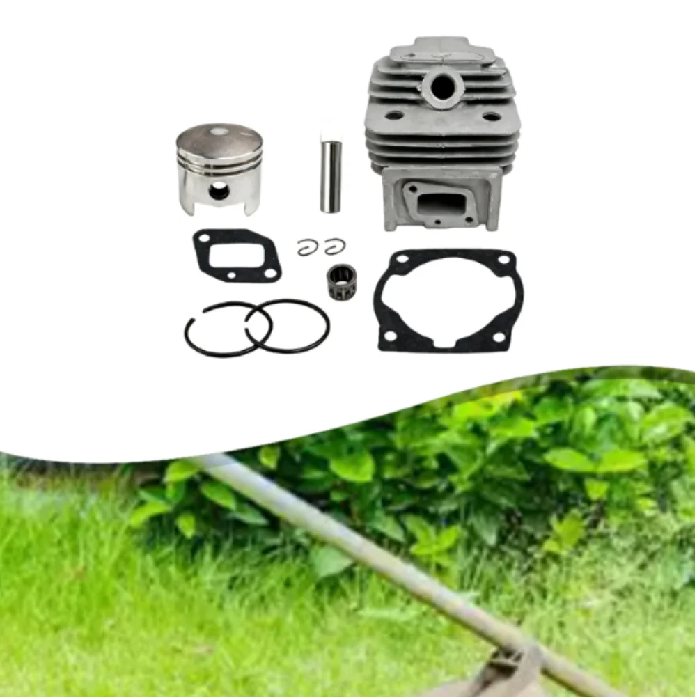 44mm Cylinder And  For Piston Kit   For 52CC 44-5 Motor Brush Replacement Set   Garden Lawn Mower Accessories
