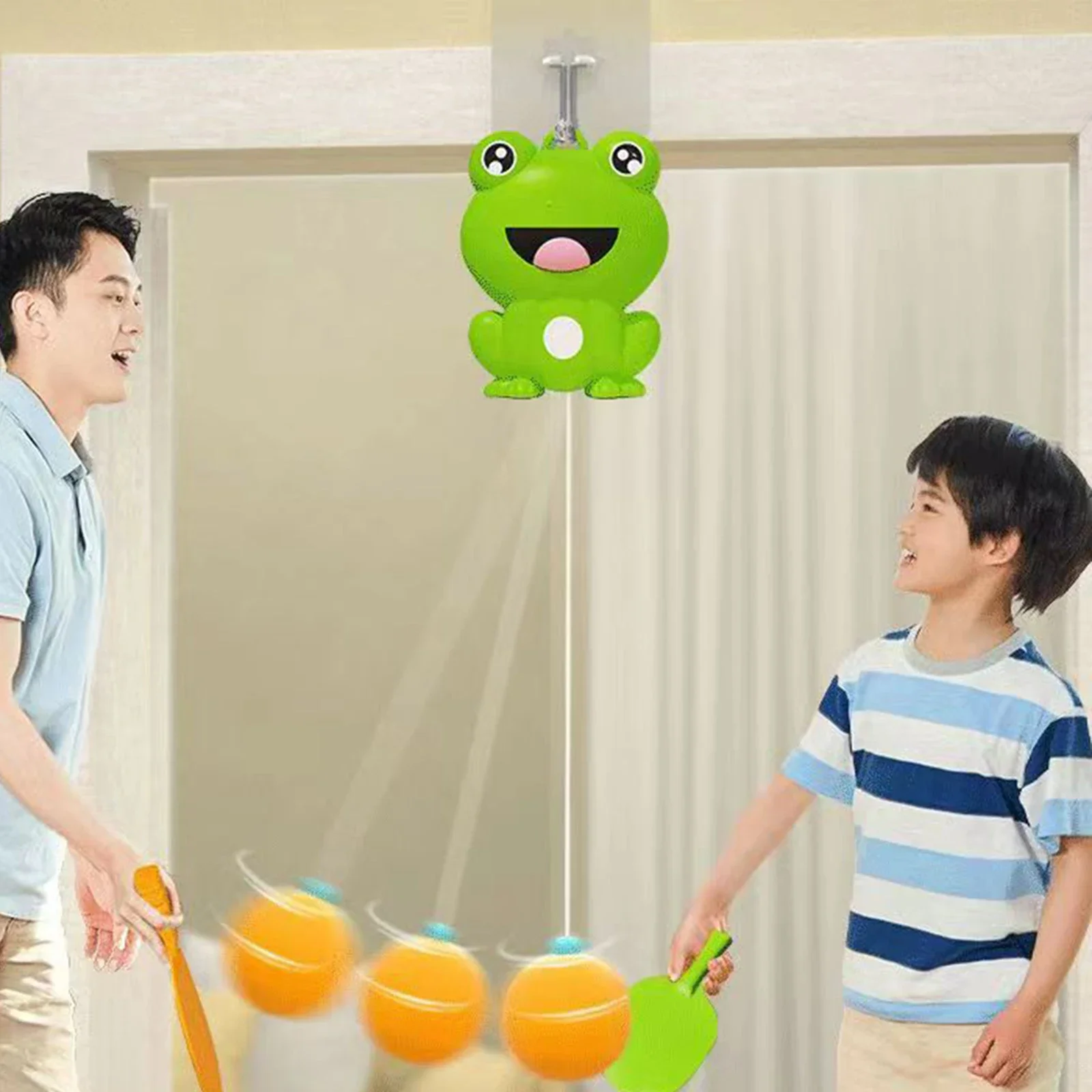 Indoor Hanging Table Tennis Trainer for Door Frame Convenient Ping Pong Trainer for Game Sports Exercise Indoor Playing Children