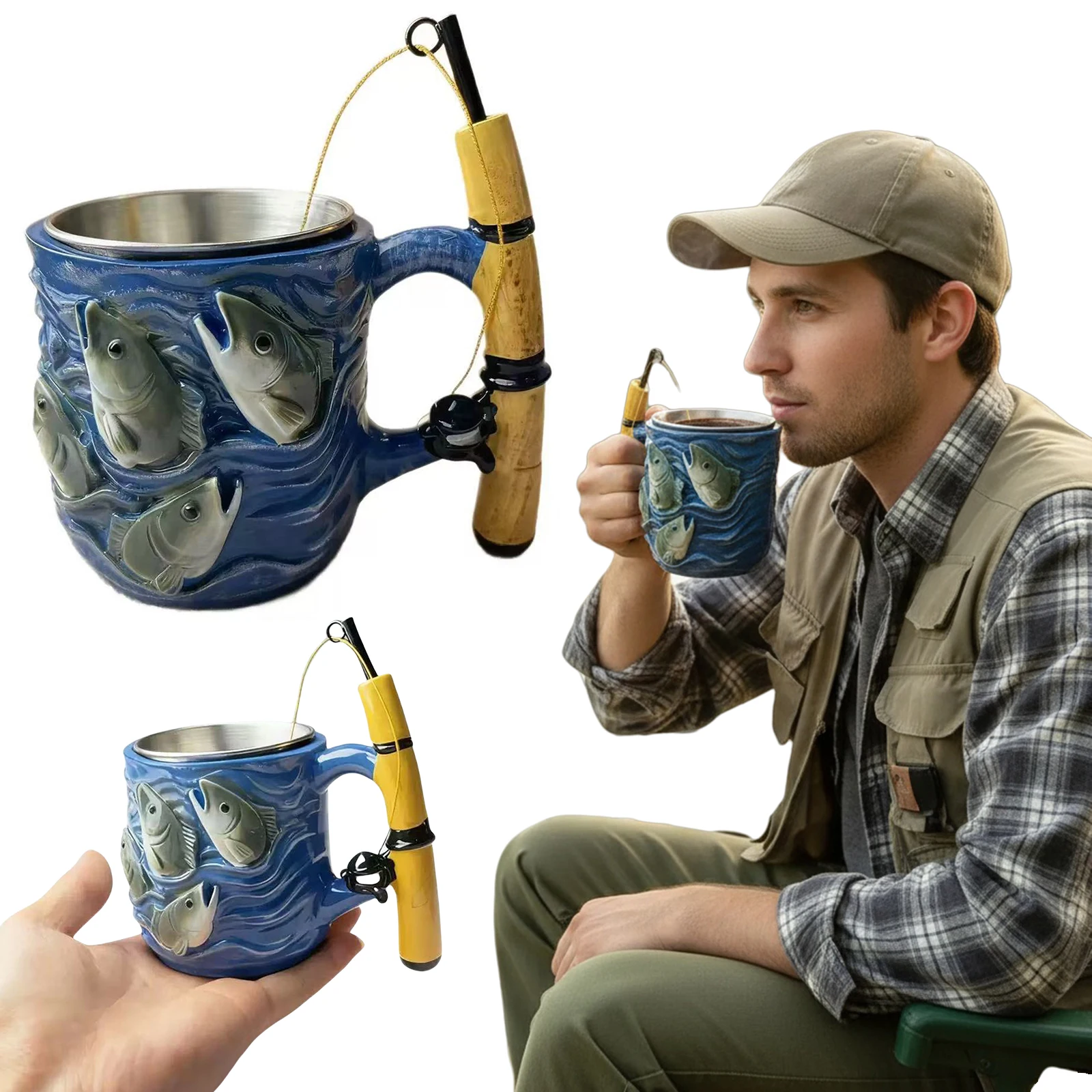 big w fishing nets Blue Billow Rubber Net Large Folding Landing Collapsible Aluminum Pole Handle with Deep Net for Fishing,Big Fishing Net for Freshwater and Saltwater,Fly Fsihing Net Extend to 67 inches Size:8.6ft playtime Cobb's top 5 spawn treated with green Net