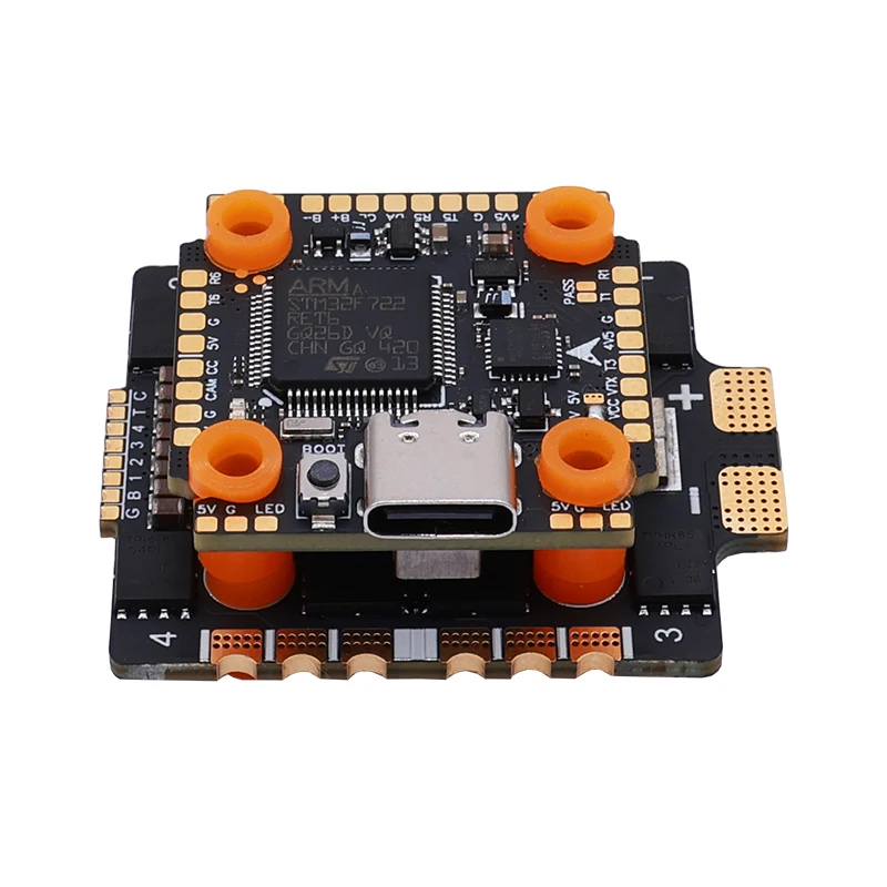 Hakrc F722 V2 Kontrol Penerbangan Mini F7 FC dengan Mini BL32 65A 4in1 ESC DShot150/300/600/1200 PWM untuk Drone Balap RC FPV