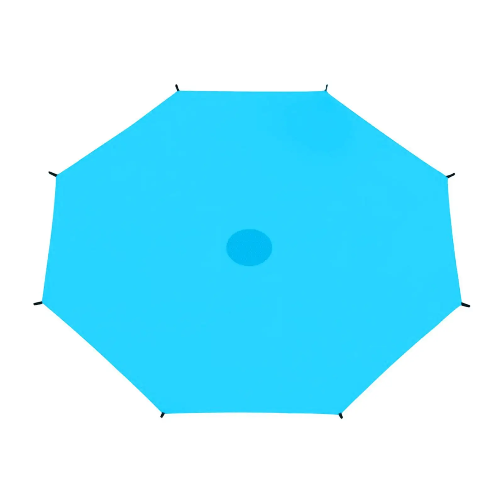 غطاء ظل ترامبولين غطاء حماية ترامبولين مقاوم للماء لـ 8 أقطاب باللون الأزرق #2