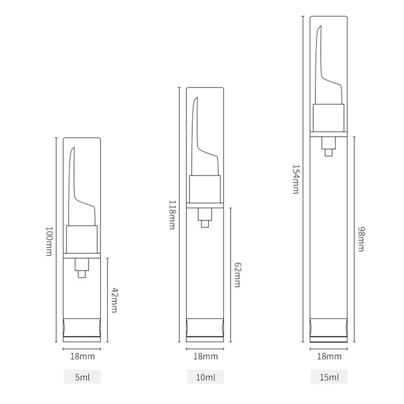 5/10/15ML Airless ปั๊มสูญญากาศขวดเครื่องสําอางค์ครีมบํารุงรอบดวงตาขนาดDispenserคอนเทนเนอร์รีฟิลแชมพูอุปกรณ์อาบน้ํา