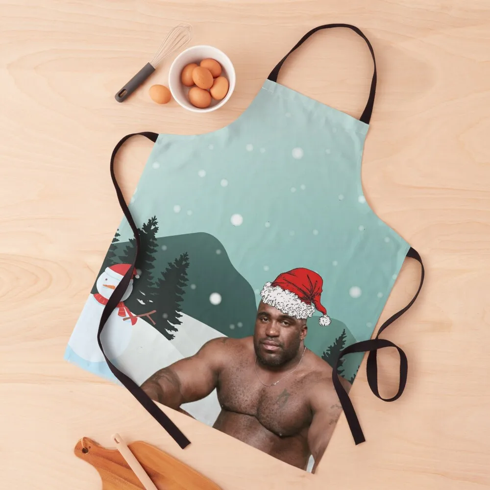 

Barry wood Christmas Apron Custom For Kitchen Women Kitchens Men Household Items Apron
