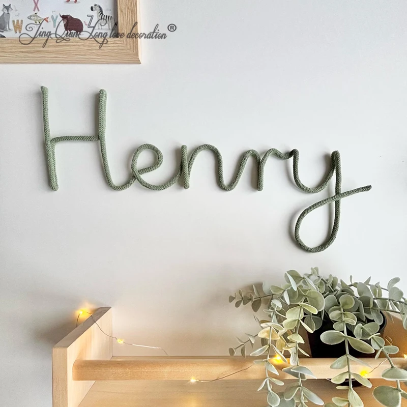 custom Personalized name sign for baby nursery or kids room door newborn wall art