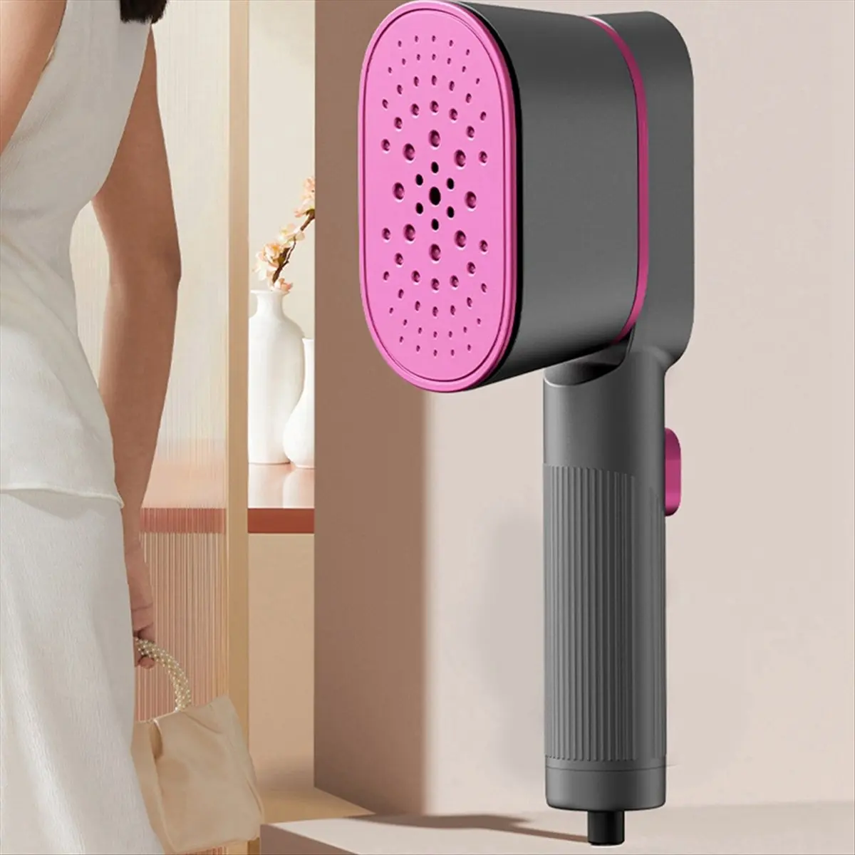 #63H Portable Handheld Garment Steamer Steam Iron EU Plug,iron,(ABS)