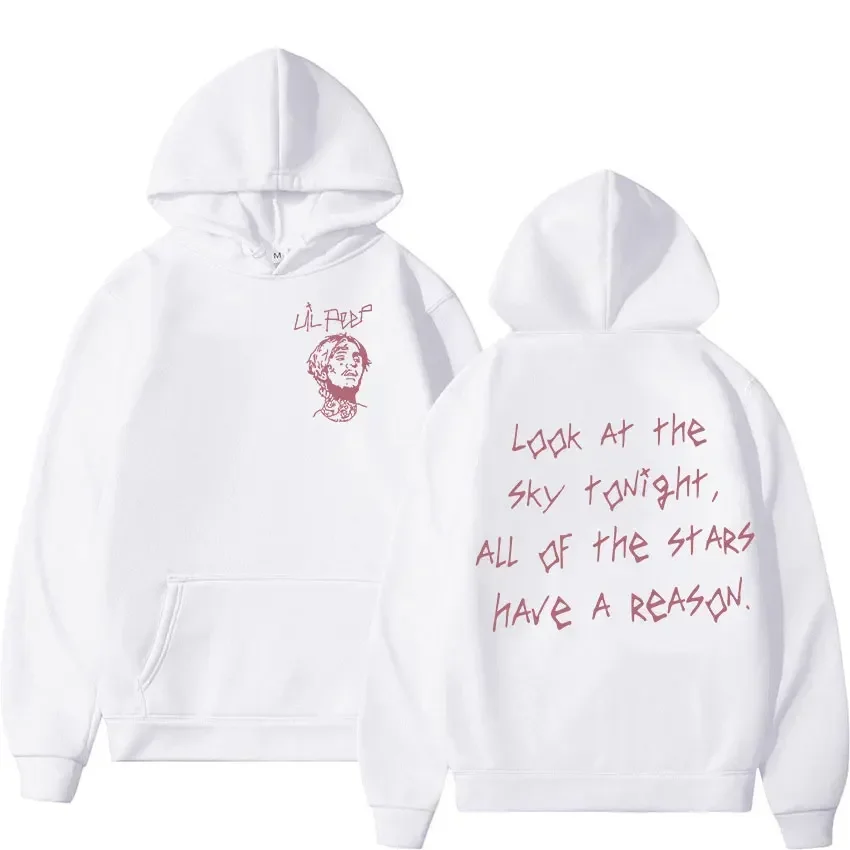 

Rapper Lil Peep Tour Concert Hoodie Men's Hip Hop Fashion Pullover Sweatshirt Unisex Casual Long Sleeve Hooded Gothic Streetwear