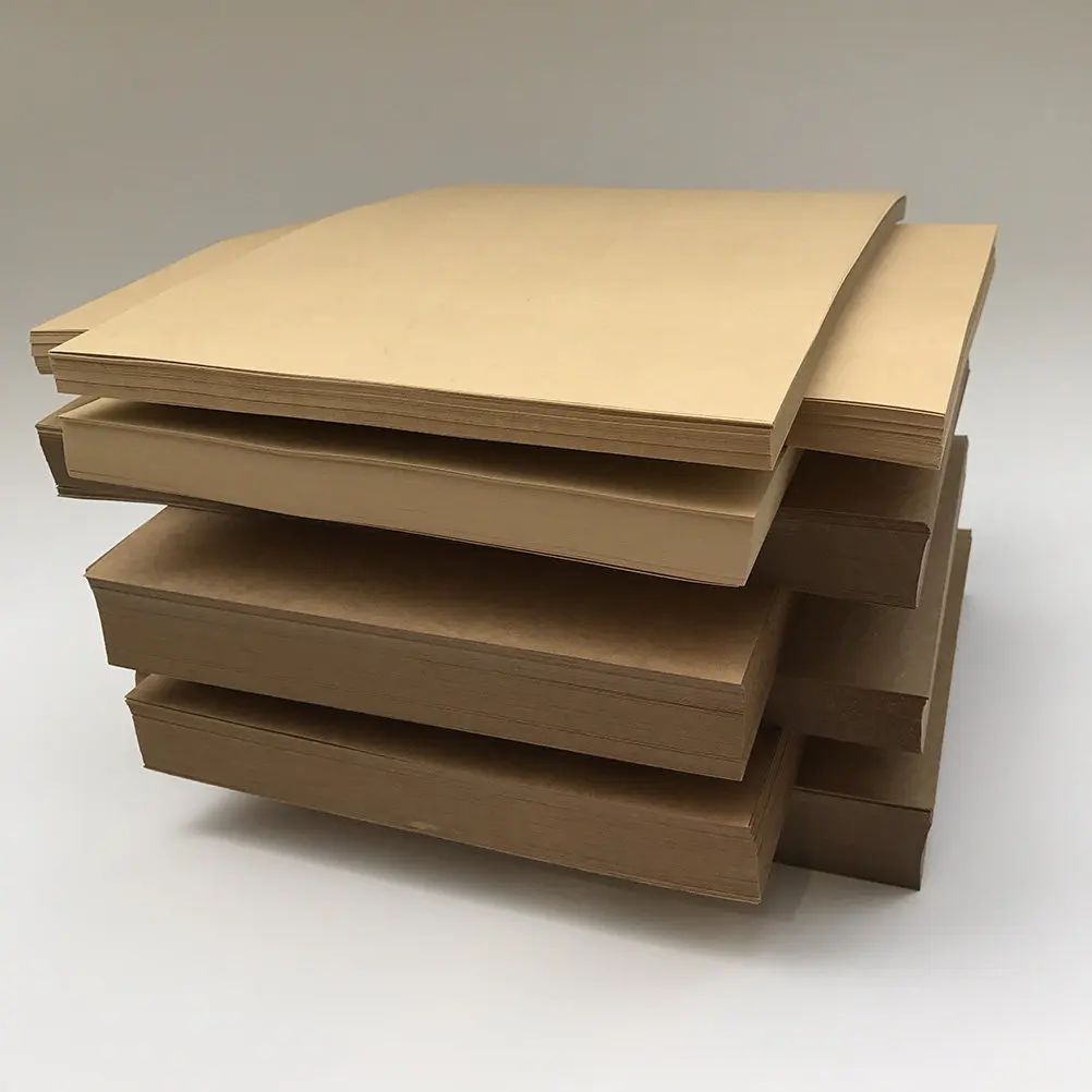 

50 Sheets 21x29cm A4 Blank Kraft Paper Vintage Writing Paper Smooth Surface for Letter Writing Calligraphy Graffiti DIY