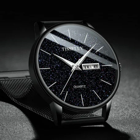 Tisini Nuevo reloj de cuarzo resistente al agua Faionable para hombre Reloj ele más vendido transfronterizo de China sin marca