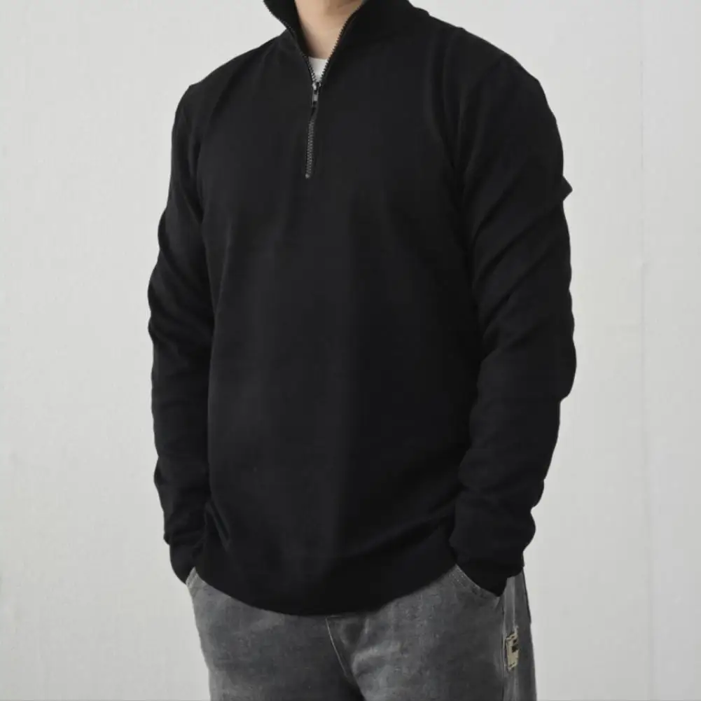 2025年新作 ハーフジップデザイン メンズ スウェットシャツ 秋 ヴィンテージ スタンドカラー プルオーバー パーカー 韓国ファッション カジュアル