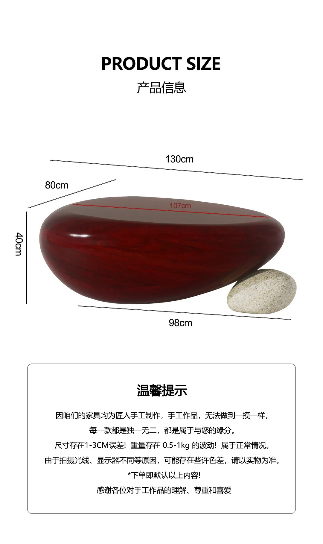 DSA stone to run the coffee table, living room home light luxury high-end art round creative cream wind coffee table