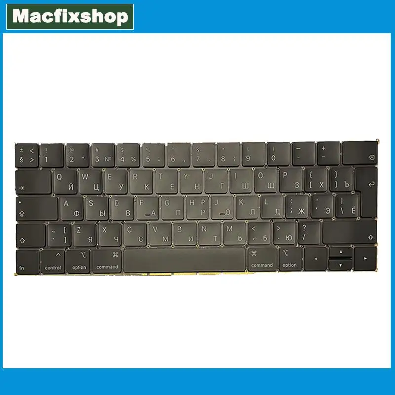 New A1989 A1990 RU UK Keyboard With Backlit 2018 2019 Year For Macbook Pro 13