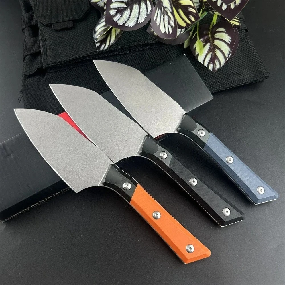 

Fixed Blade Knife Outdoor Chef Knife D2 Steel Blade Camping Hiking Fishing Tool for Adventurers & Outdoor Enthusiasts Hand Tools