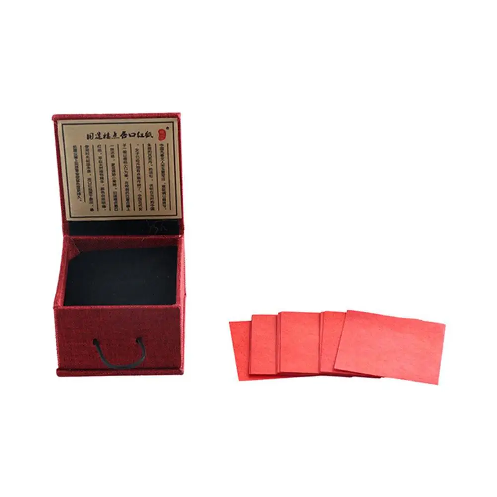 Rouge à lèvres en papier traditionnel chinois ancien longue durée, rouge à lèvres en papier rouge traditionnel, rouge à lèvres en papier mat imperméable, rouge à lèvres en papier velours, mariage