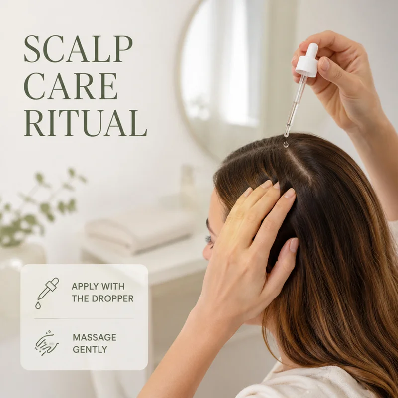 Scalp Serum Hair Growth Treatment Nourishing Drops for Thinning Hair Strengthening Roots Anti-Hair Loss Essence