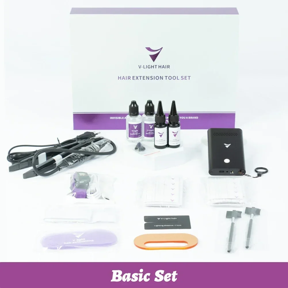V-Light Hair Extension Machine Kit Fast Grafting Tool Firm and Traceless Tape Hair Extension Tool V Light Hair Mashine Extension