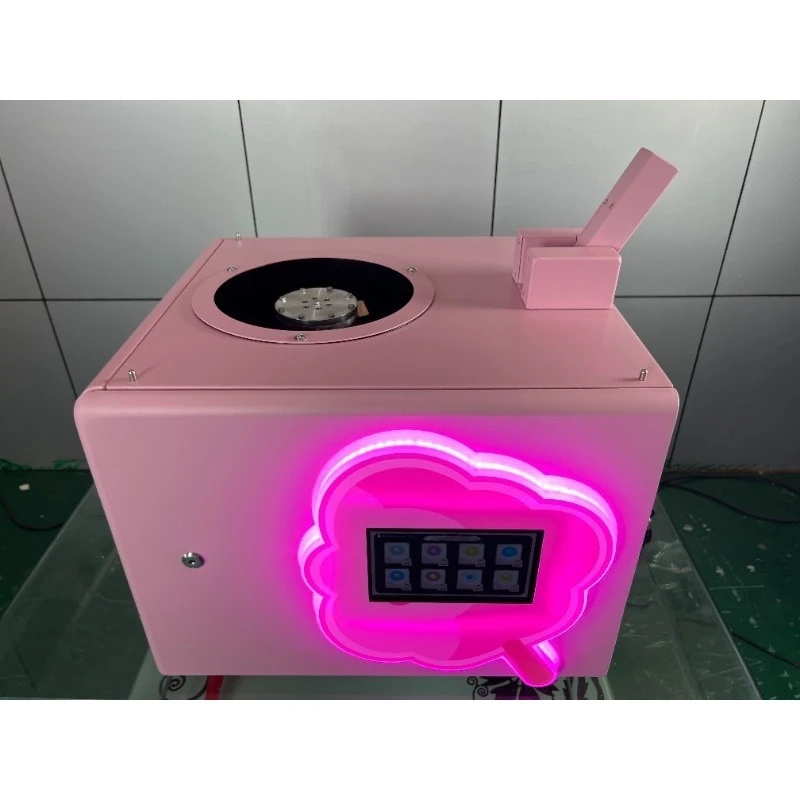 Tischplatte, tragbar, für Zuckerwatte, kleiner industrieller tragbarer Roboter, Zuckerwatte-Verkaufsautomat für Kinder