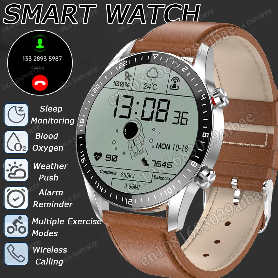 

Смарт-часы 2025, беспроводные часы с вызовом, монитор сердечного ритма, ЭКГ, монитор артериального давления, сна, спортивные водонепроницаемые умные часы для женщин и мужчин