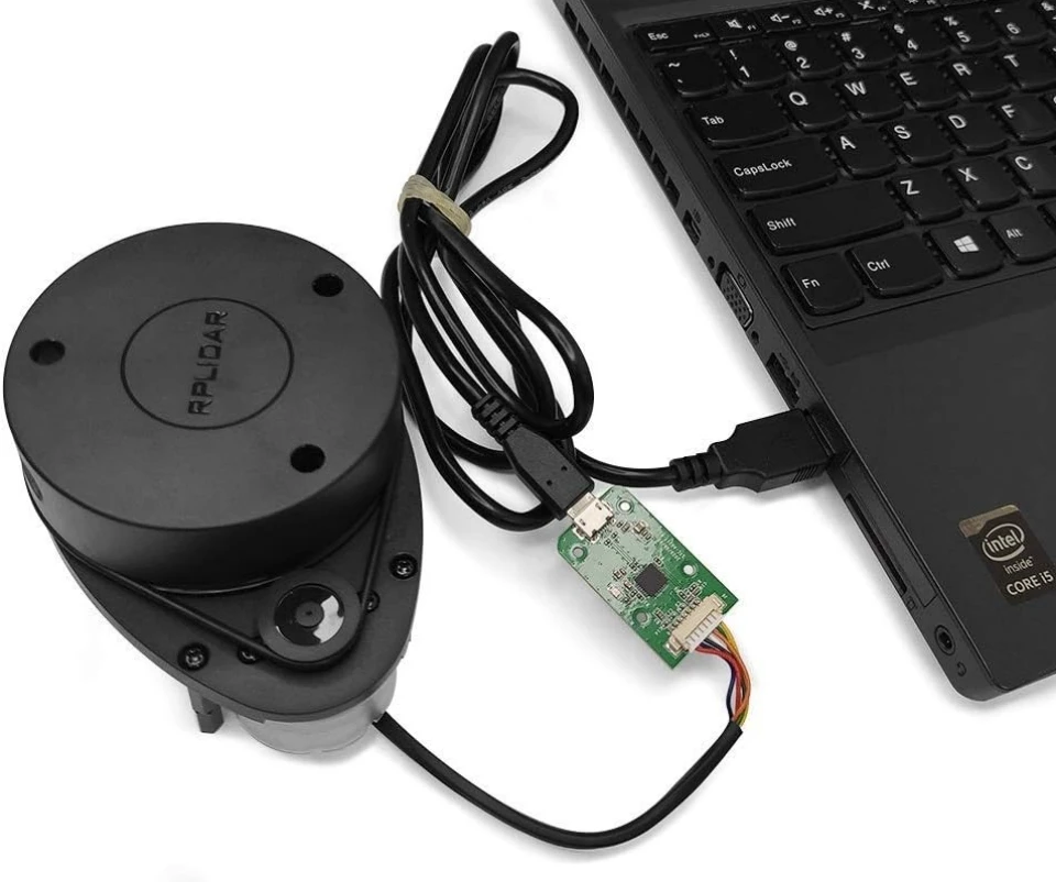 Slamtec RPLIDAR A1M8 360 graden 2D Laser Range Lidar Sensor 12 Meter Scanning Radius voor Obstakel Vermijden en Navigatie van Robots