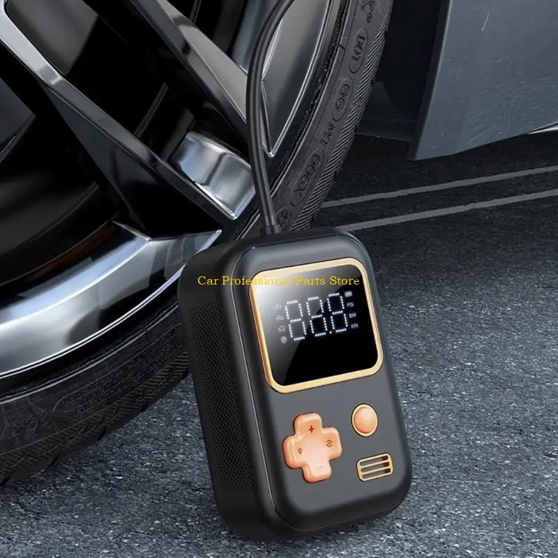 

R53D Portable Air Compressor Digital Cordless Tyre Inflator Electric Bike ABS