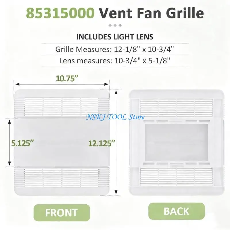L8RC 85315000 Ventilasi kipas kipas kipas penutup kipas penutup untuk aliran udara yang lebih baik