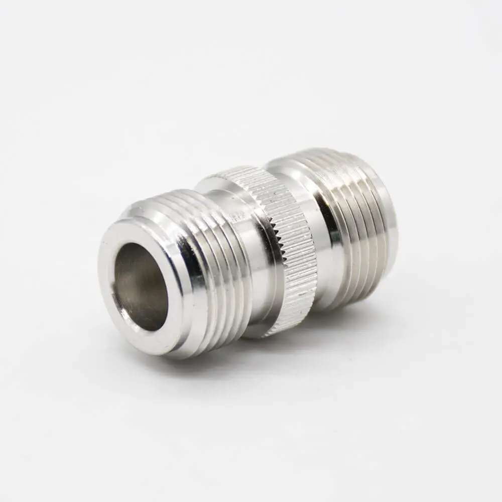 N Type Female Adapter to Famale Coaxial Adapter Nickel Plating Straight Connector