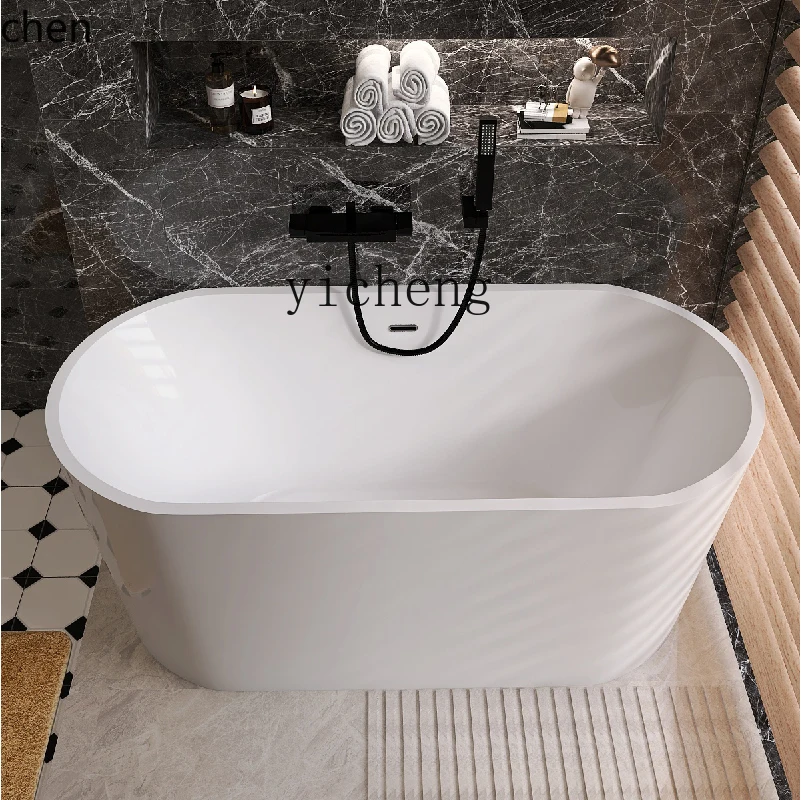 HXL شقة صغيرة حوض الاستحمام المنزلية الاكريليك فندق مستقل مزدوج المشي في فقاعة عميقة المنقولة #3