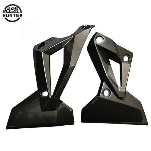 Imagen 2 del producto Protector de radiador de marco lateral sumergido en plástico ABS para motocicleta, carenado apto para KAWASAKI Z400 2018 2019 2020 2021 2022 2023