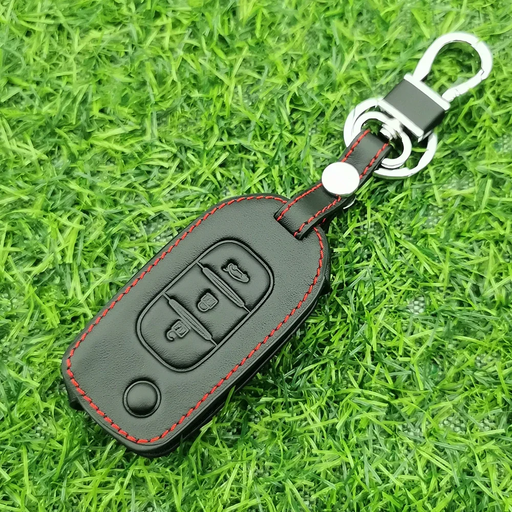 

2024 Leather Key Case Car Key Cover for Renault Kwid 2023 Trafic Clio Kadjar Clio 5 Captur Arkana Sandero Stepway Logan Twingo