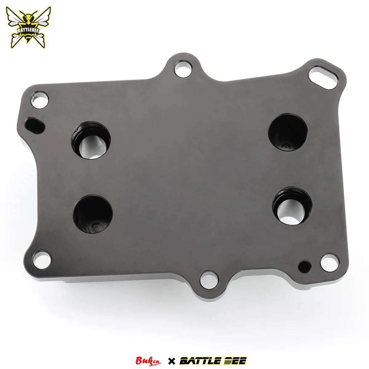 Adaptador de radiador de aceite de aluminio para coche Fiat Abarth 500/595/695, kit de placa de enfriamiento de aceite AN10 BB-OCA-141
