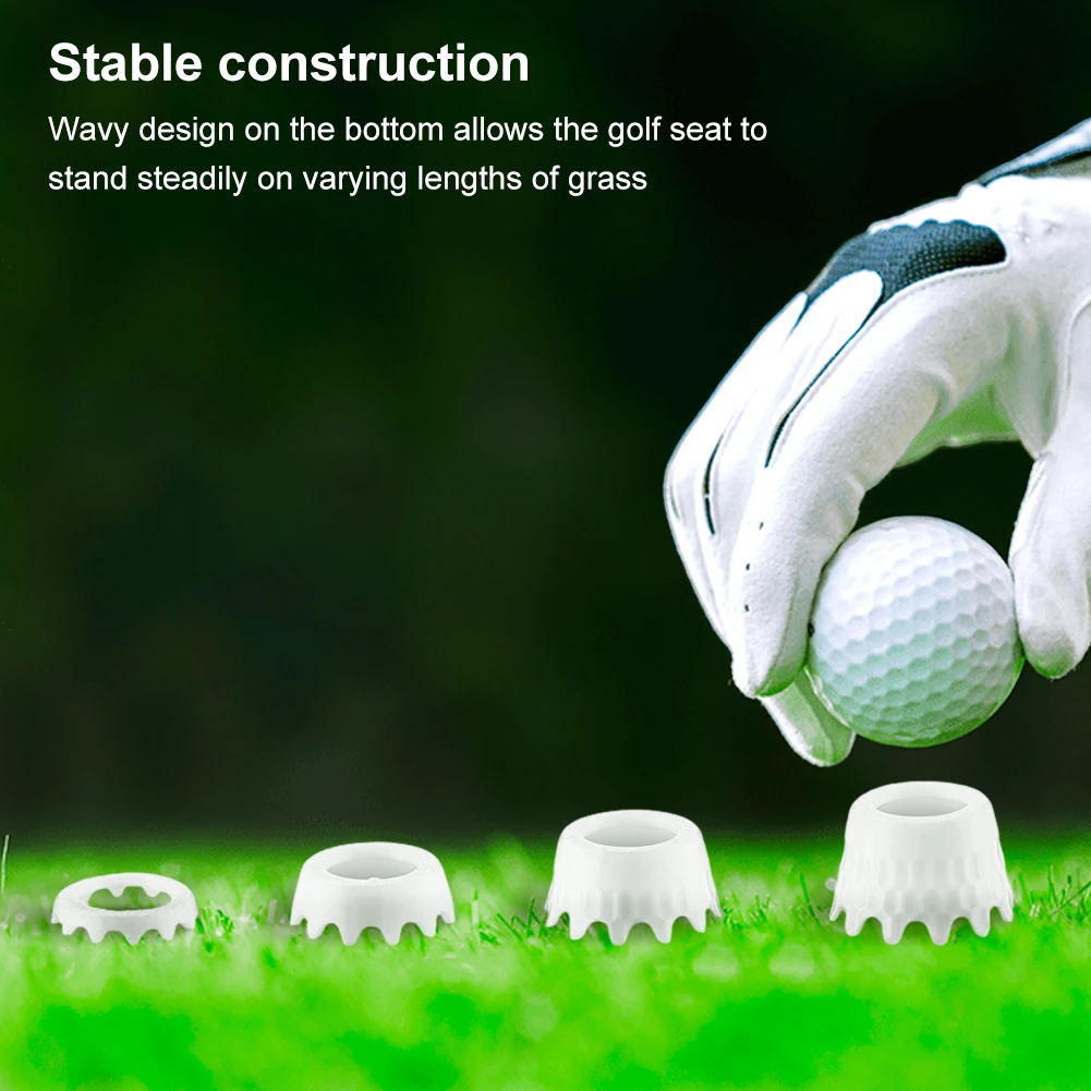 8 عبوات من تي شيرتات محاكاة الجولف من مادة البولي يوريثان الحراري بارتفاع من 1/4 بوصة إلى 2 بوصة للعشب الشتوي الداخلي والخارجي ونطاق القيادة #5